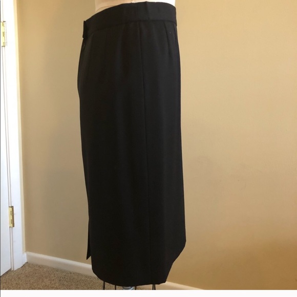 2/$20. Black Escada vintage midi skirt - Picture 3 of 4